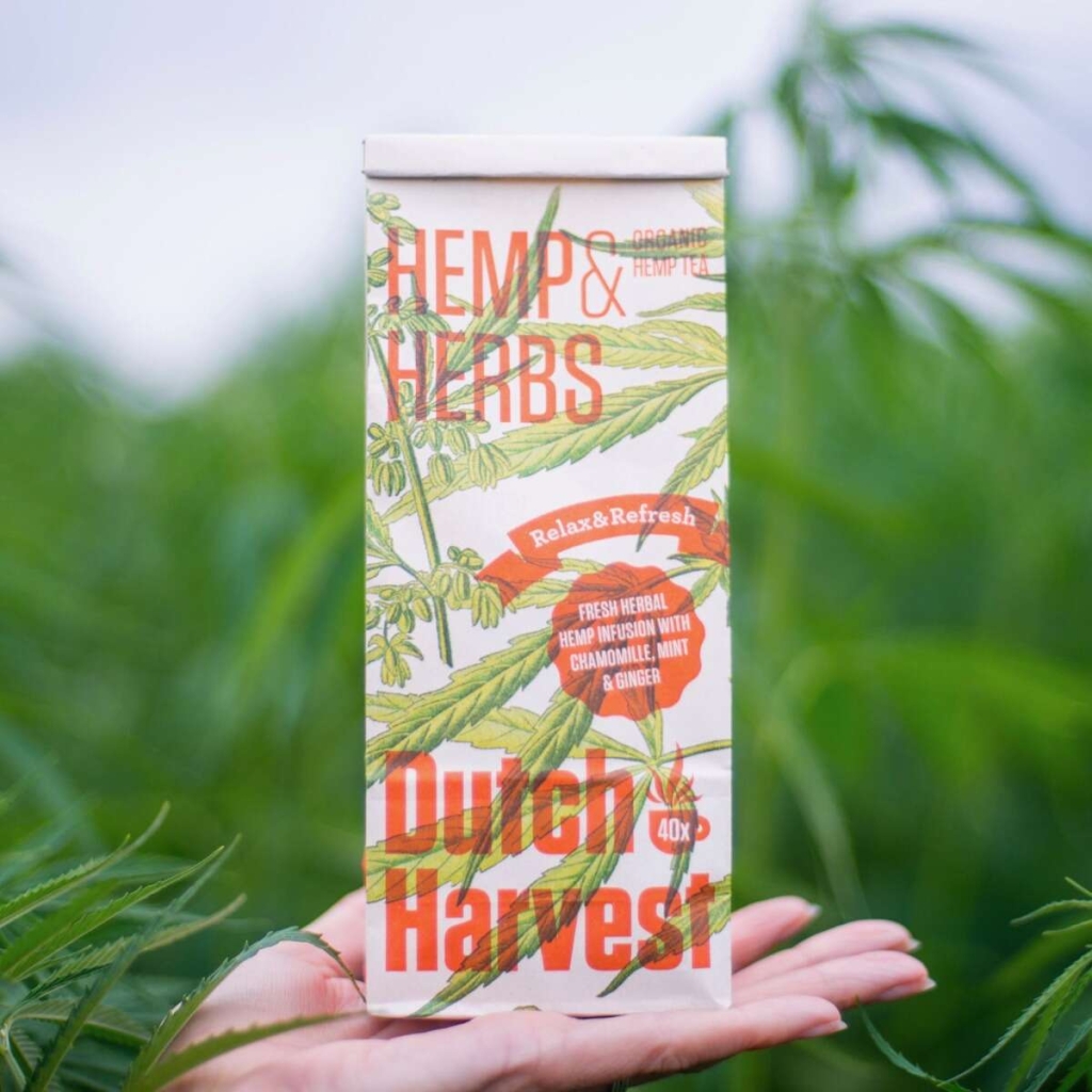 Hemp & Herbs - Hampa- och örtteblandning 40 g - Dutch Harvest löst te