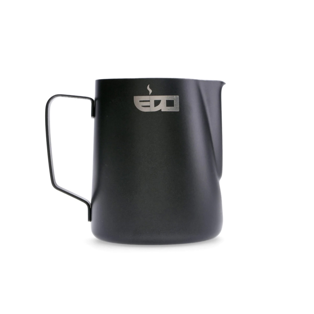 Mjölkkanna - matt svart rostfritt stål - 600 ml