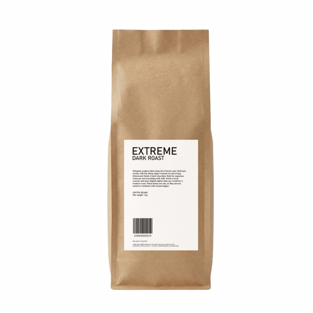 Café du Jour Extreme French Roast - kaffebönor - 1 kg