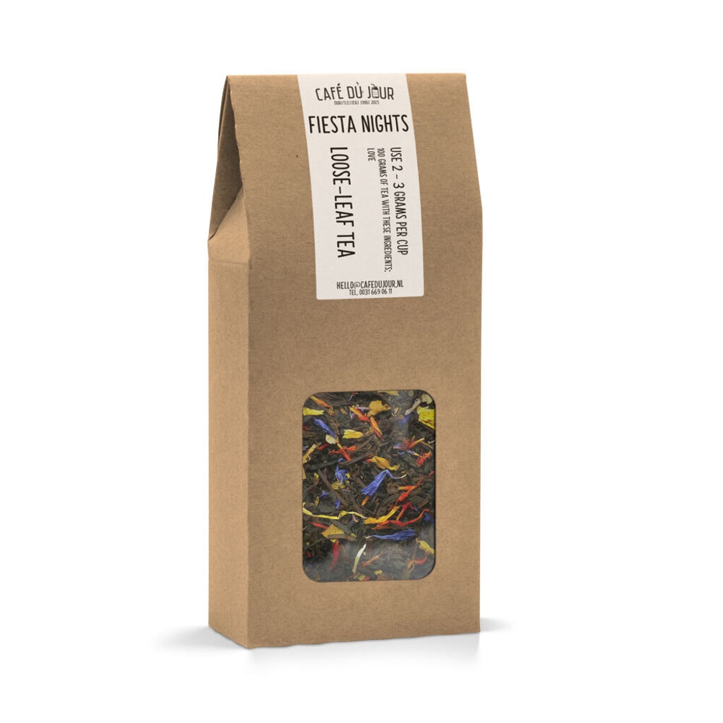 Fiesta nights - svart te 100 g - Café du Jour löst te