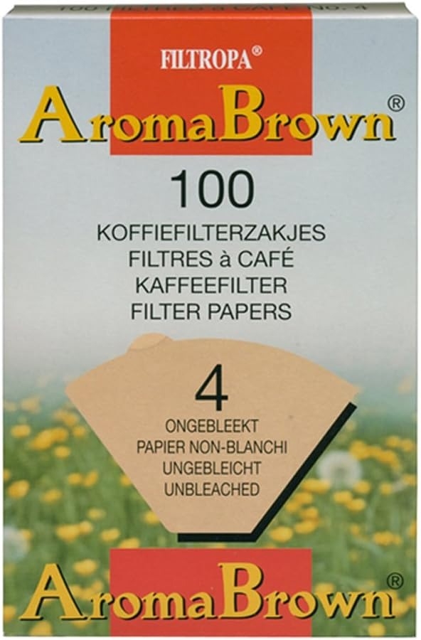 Filtropa Aroma Brown kaffefilter storlek 4 - 100 st
