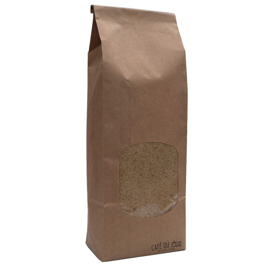 Grönt malet kaffe i förpackning