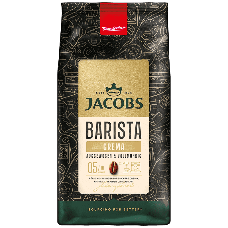 Jacobs Barista Crema - kaffebönor - 1 kg