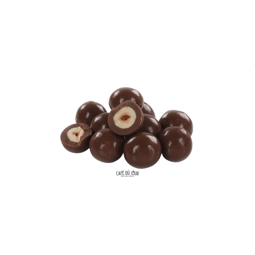 Hasselnötter i mörk choklad 250 g