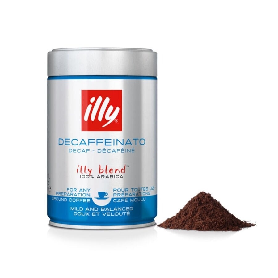 Illy Decaffeinato - malet kaffe - 250 g