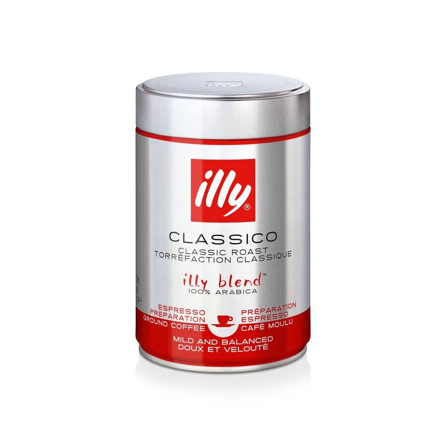 Illy standard roast (röd) 250g malet kaffe