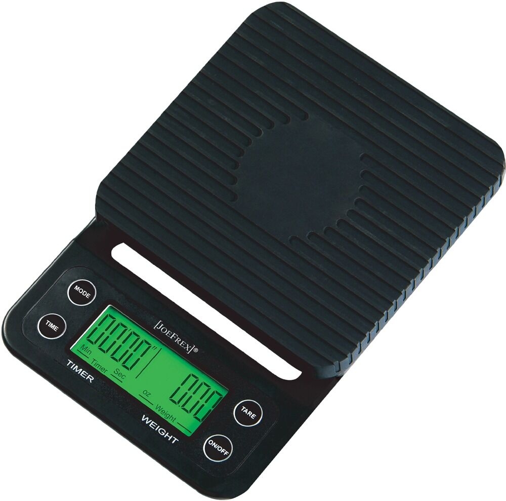 JoeFrex kaffevåg - med timer - 0,1 till 5 000 gram