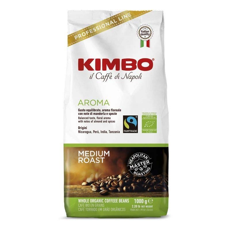Kimbo Aroma Ekologisk – kaffebönor – 1 kg