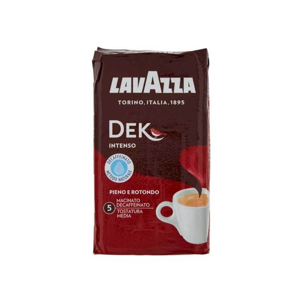 Lavazza DEK Intenso koffeinfria malet kaffe - 250 g