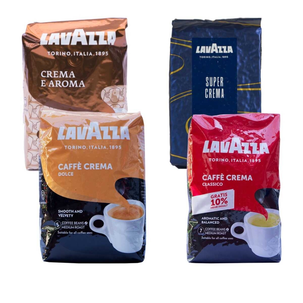 Lavazza Crema provpaket 4 x 1 kg