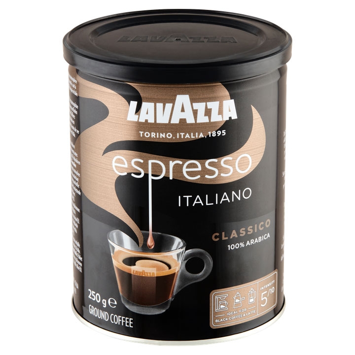 Lavazza Espresso Italiano Classico i burk - malet kaffe - 250 g