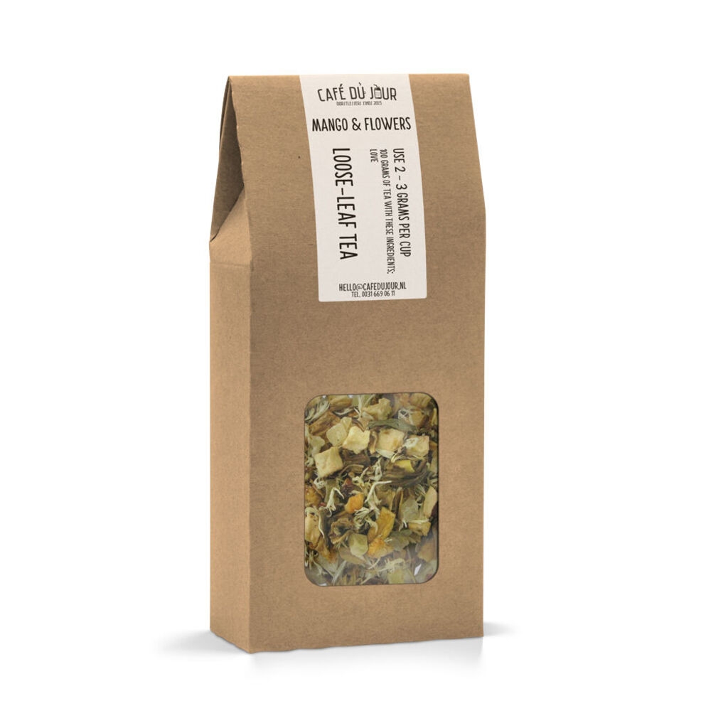 Mango & Flowers - fruktte 100 g - Café du Jour löst te