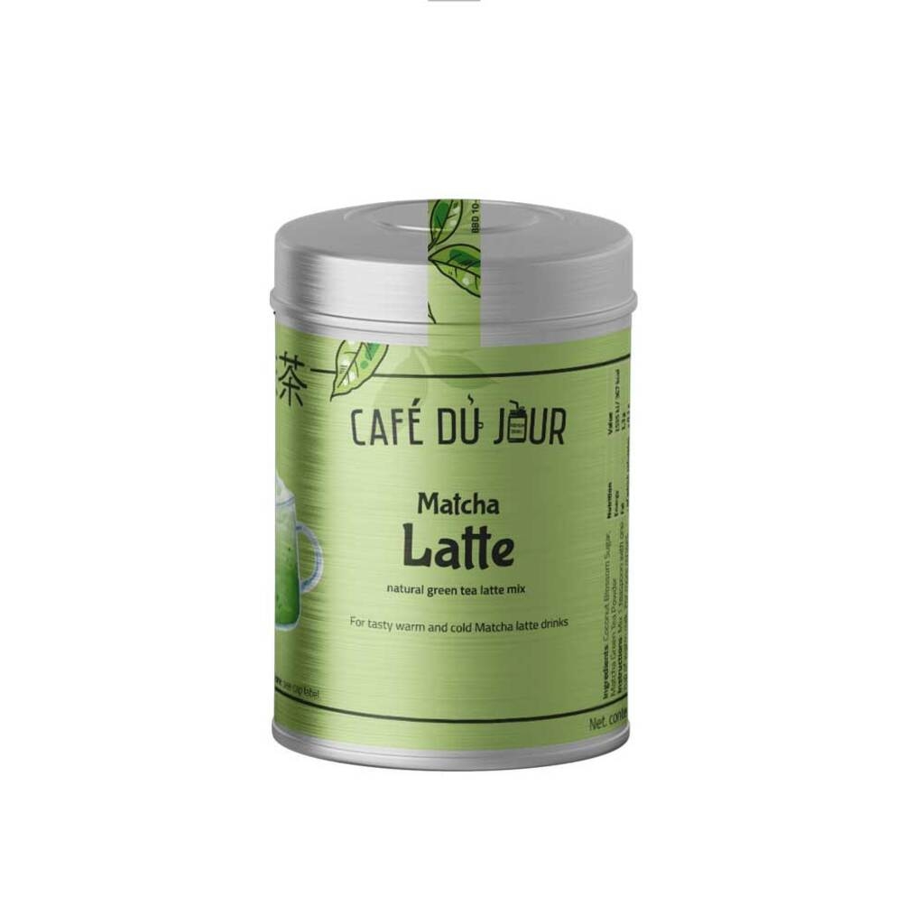 Matcha Latte - grönt te latte mix - Café du Jour löst te