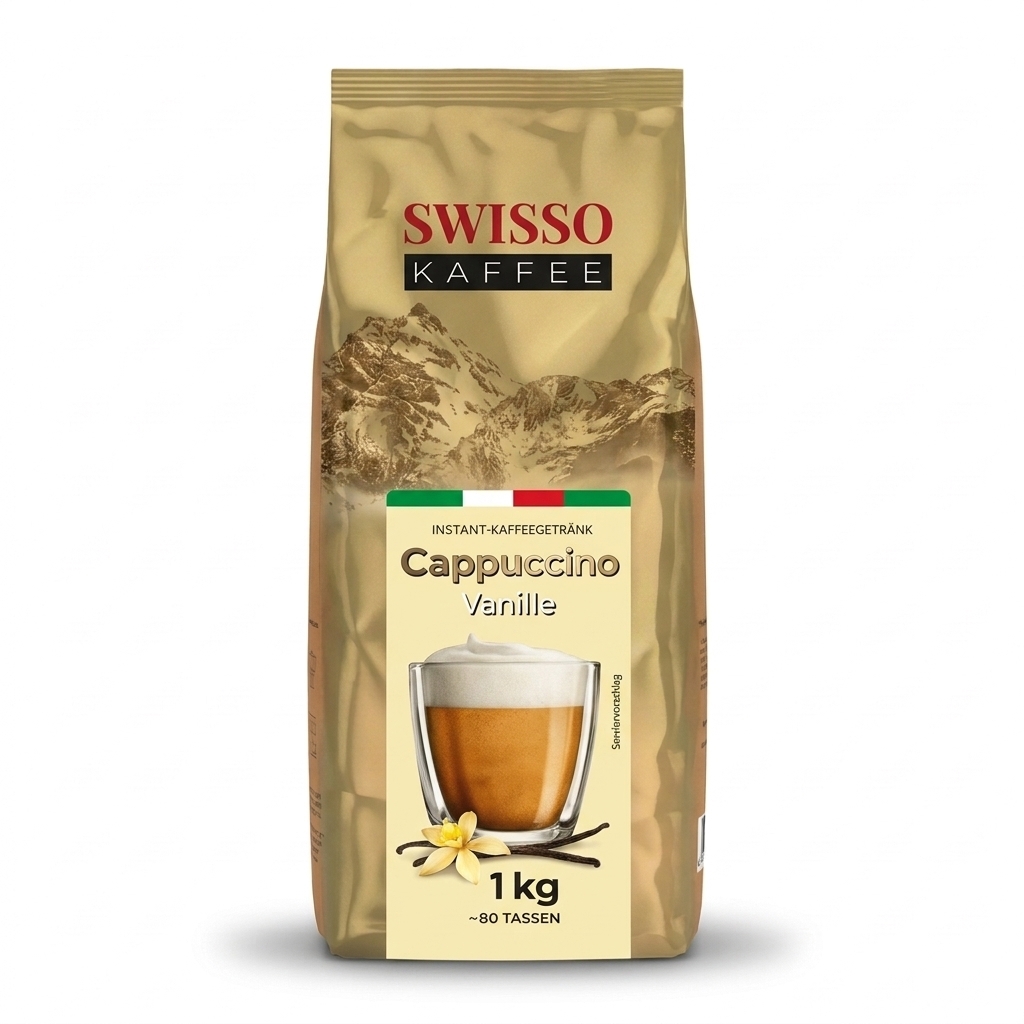 Swisso Kaffee Cappuccino Vanilj - snabbcappuccino - 1 kg