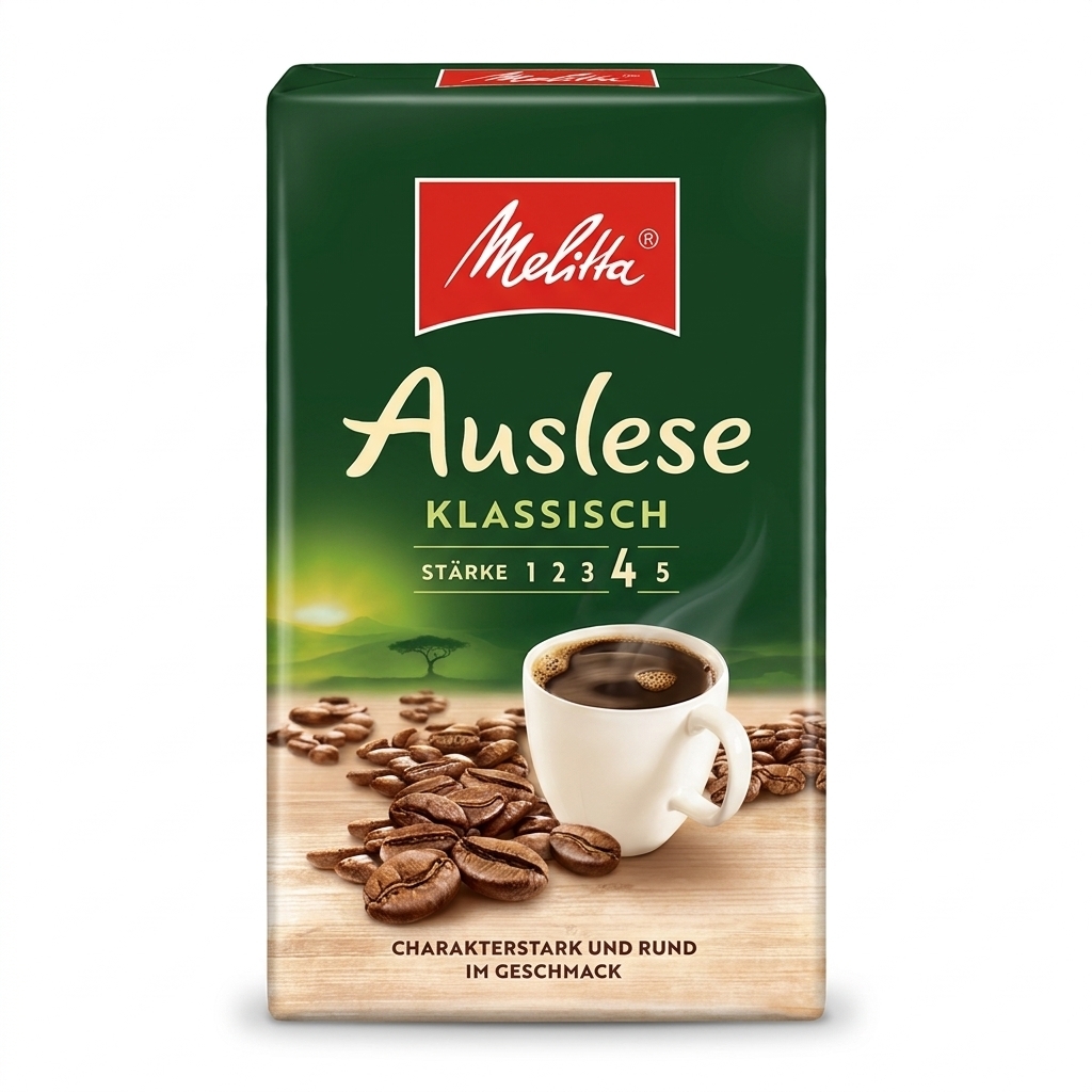 Melitta Auslese Klassisch - malet kaffe - 500 g