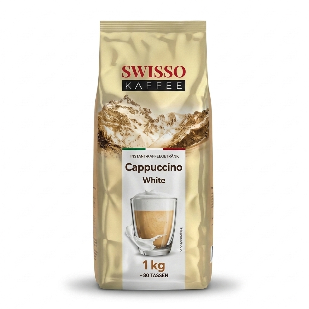 Swisso Kaffee Cappuccino White - snabbcappuccino - 1 kg