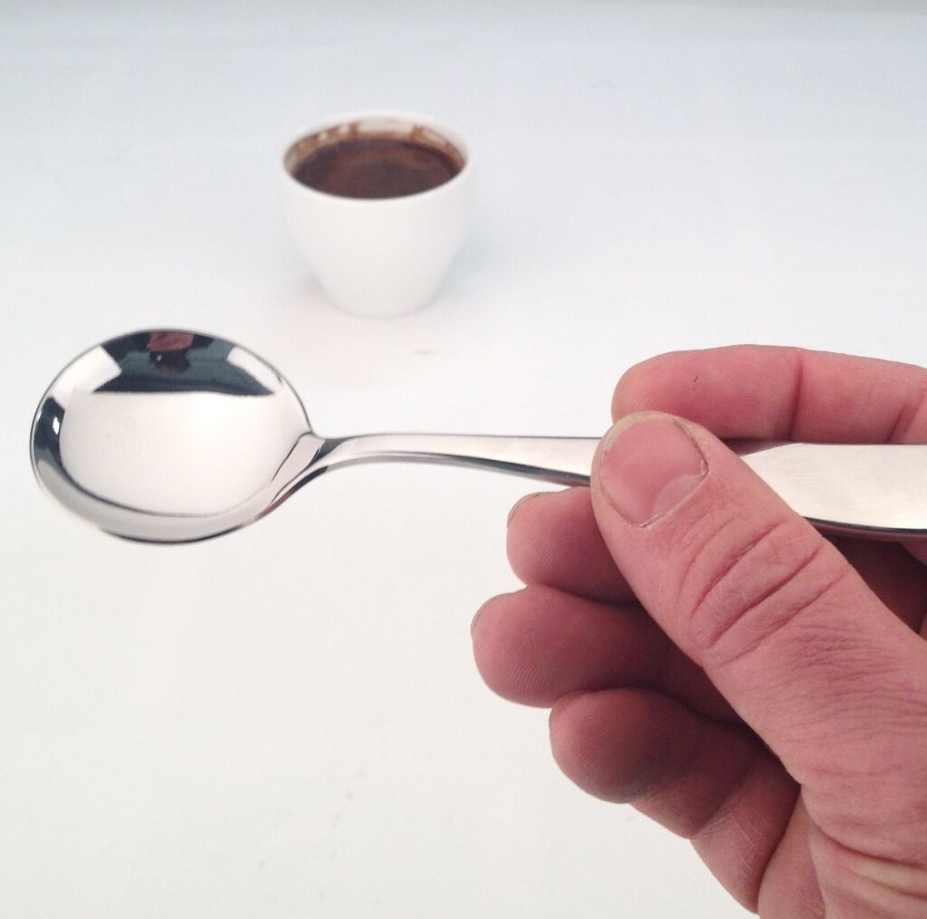 JoeFrex Cupping Spoon - provsked i rostfritt stål för kaffe - 1 st