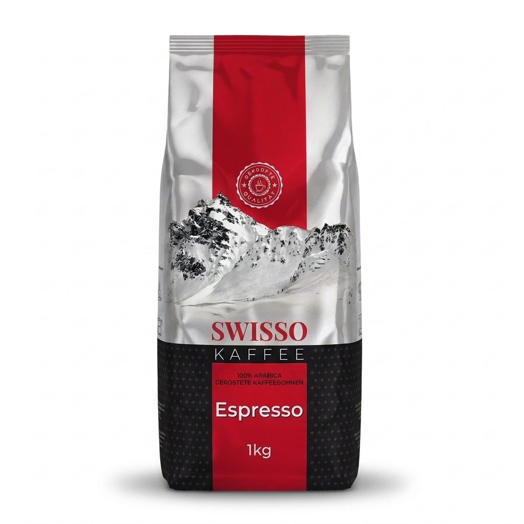 Swisso Kaffee Espresso - kaffebönor - 1 kg