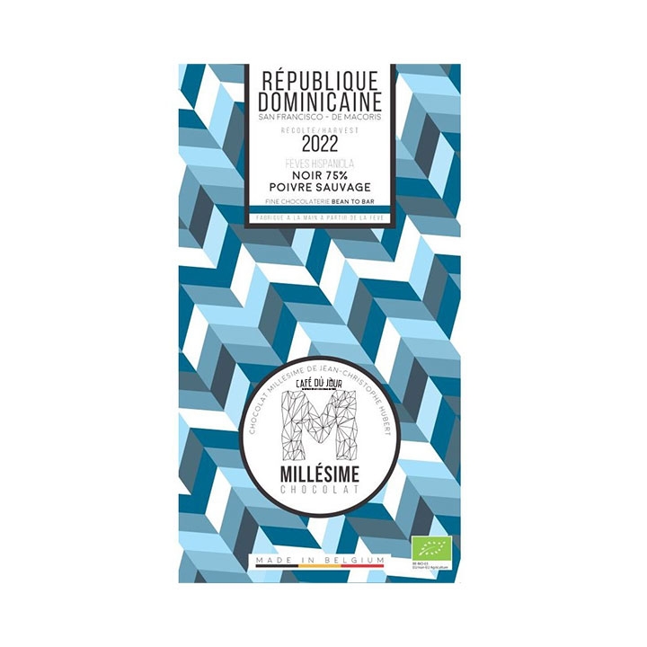 Millésime - Dominican (med vild peppar) - 75% mörk choklad