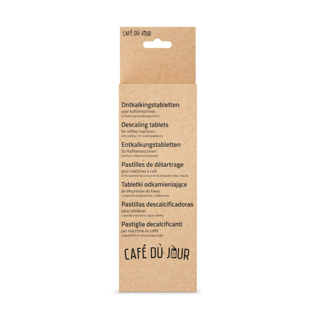 Café du Jour avkalkningstabletter - för kaffemaskin, vattenkokare och köksutrustning