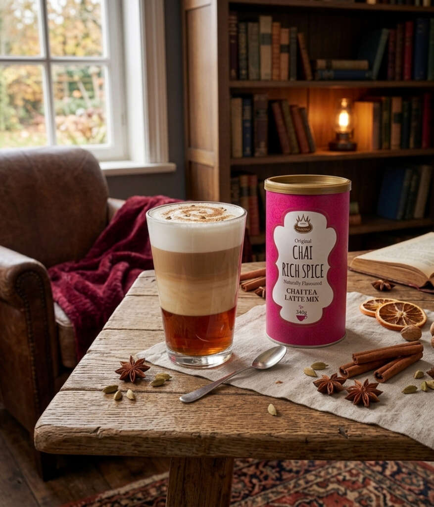 Stämningsbild av Royal T Rich Spice Chai Latte, 340 g