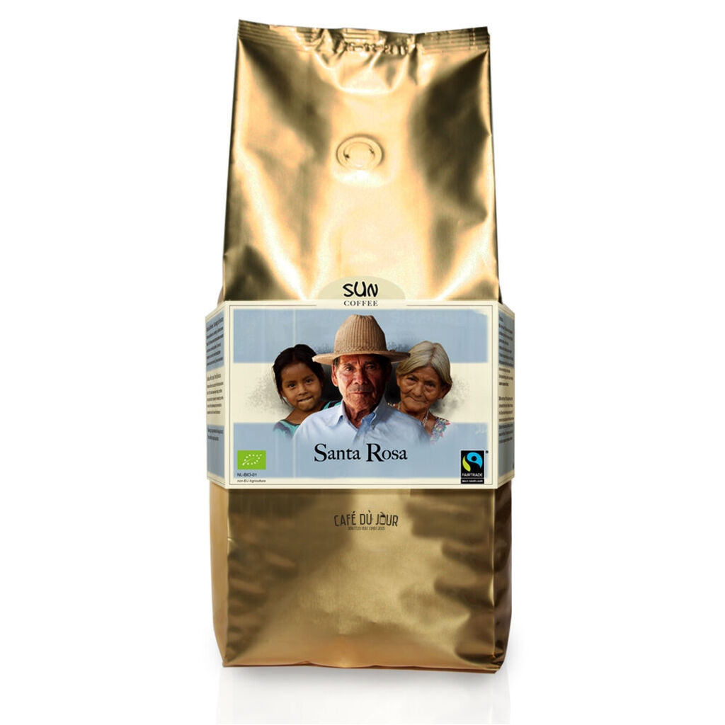 SUN Medium Roast Santa Rosa Fairtrade kaffebönor - 1 kg