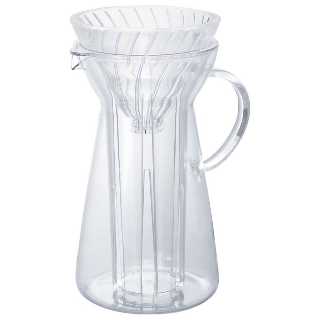 Hario V60 isbryggare för kaffe i glas