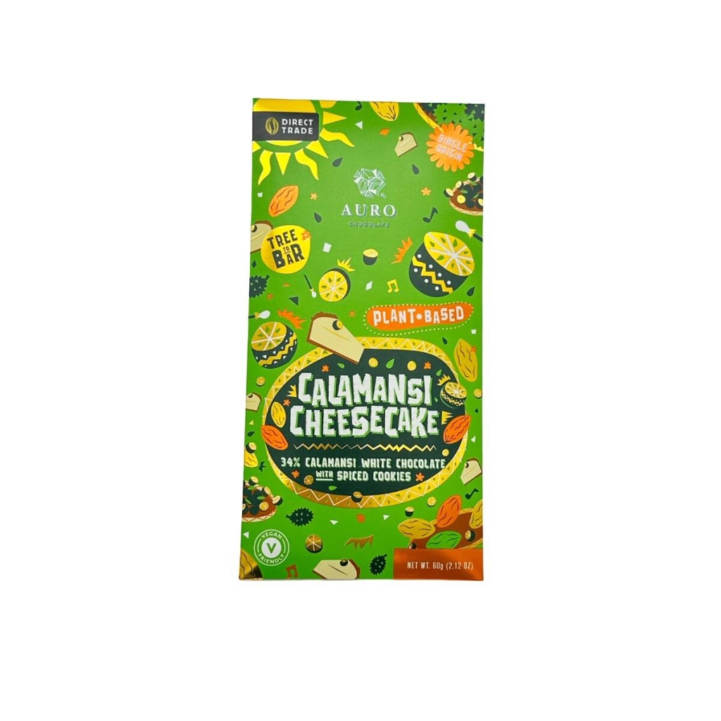 En chokladkaka med smak av calamansi cheesecake från Auro