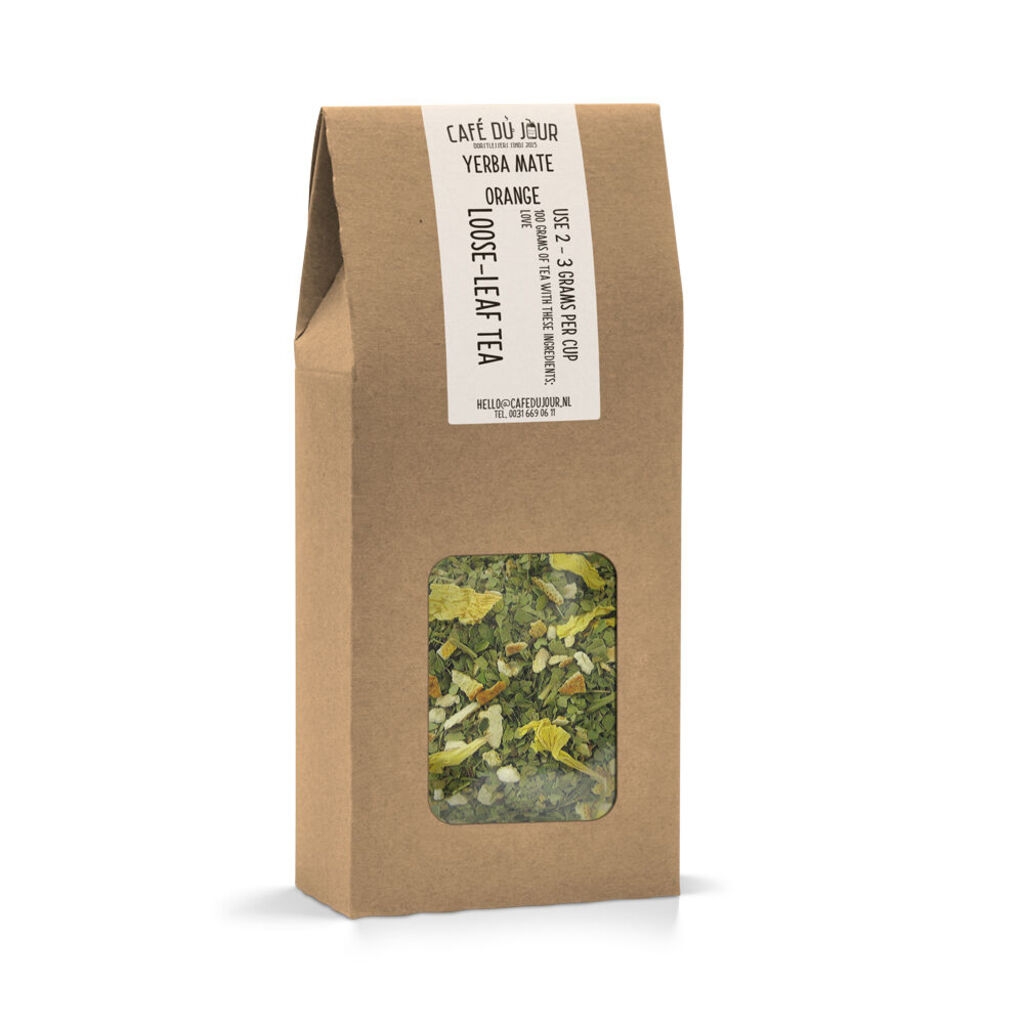 Yerba Mate Orange - örtte 100 g - Café du Jour löst te
