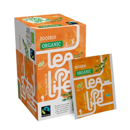 Rooibos - Ekologiskt & Fairtrade - Tea of Life - 25 tepåsar