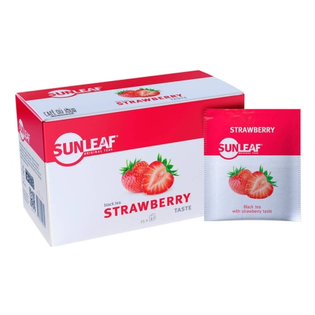 Strawberry - Sunleaf - 25 tepåsar