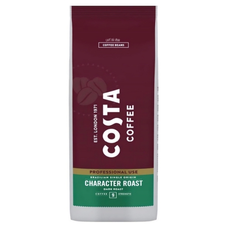 Costa Coffee Brazilian Single Origin Dark Roast - kaffebönor - 1 kg