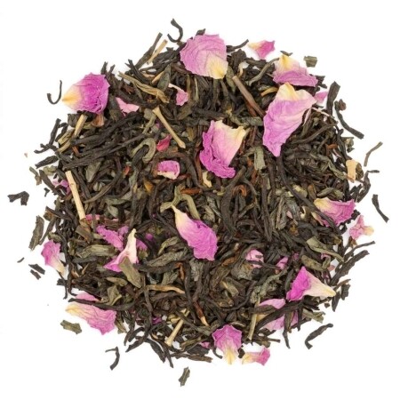 Rose Garden - svart och grönt te 100 g - Café du Jour löst te