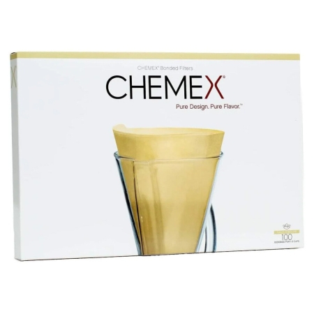 Chemex kaffefilter 3 koppar - FP-2N Bonded (ovikta, oblekta) - 100 st