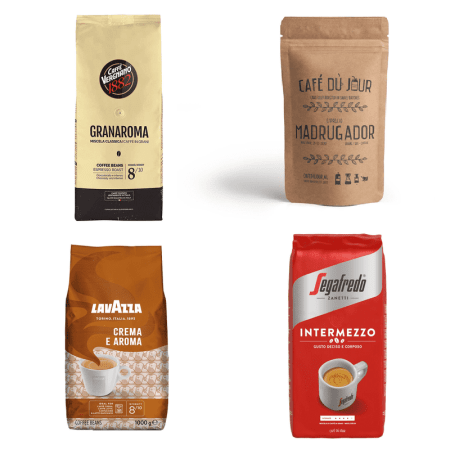 Kaffebönspaket - Mest sålda - 4 x 1 kg