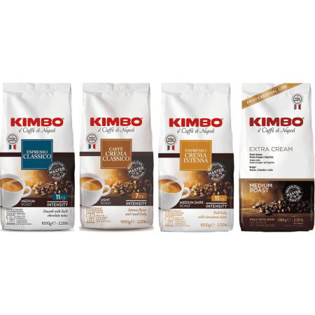 Kimbo provpaket Classic Italian - 4 x 1 kg