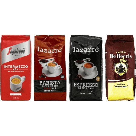 Italian Espresso Selection - kaffebönor - 4 x 1 kg
