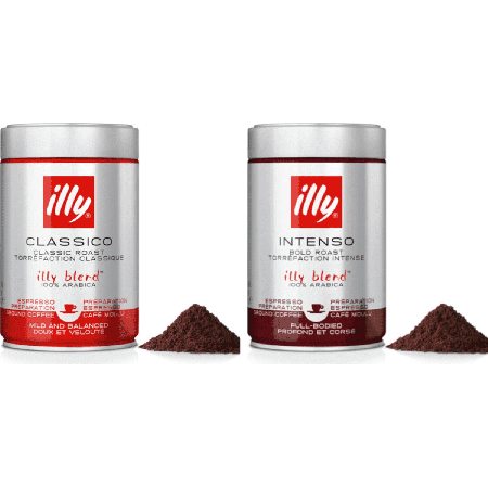 illy Espresso provpaket - malet kaffe - 2 x 250 g