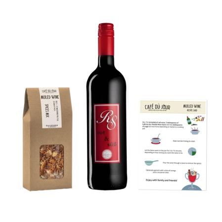 Presentpaket - gör din egen glögg - vin & kryddor
