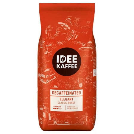 IDEE Kaffee Elegant Decaffeinated - kaffebönor - 1 kg