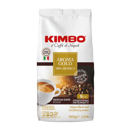 Kimbo Espresso Bar Aroma Gold - kaffebönor - 1 kg