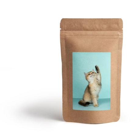 Personlig fotoetikett - Färska kaffebönor - 250 g