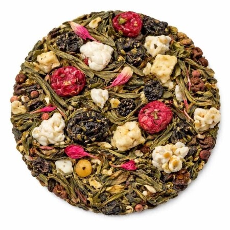 Popcorn Cherry Bliss - Grönt te 100 g - Café du Jour lösbladste