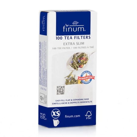 Tefilter XS Finum - 1 till 2 koppar - 100 st