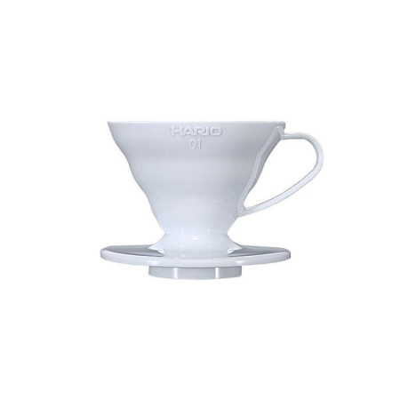 Hario V60 dripper - plast vit - storlek 01