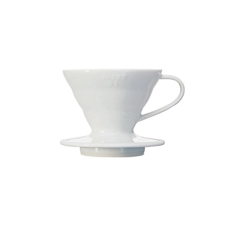 Hario V60 dripper - porslin vit - storlek 01