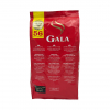 Baksida av en påse kaffe med 56 kaffepads från Gala Regular