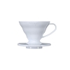 Hario V60 dripper i plast, vit, storlek 01