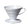 Hario V60 dripper i plast, vit, storlek 02