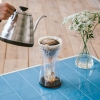 Hario V60 isbryggare för kaffe i glas
